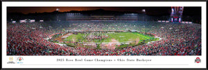 Ohio State Buckeyes 2025 Rose Bowl Champions Panoramic Picture