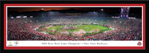 Ohio State Buckeyes 2025 Rose Bowl Champions Panoramic Picture