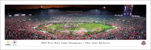 Ohio State Buckeyes 2025 Rose Bowl Champions Panoramic Picture