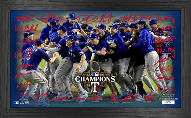 Texas Rangers 2023 World Series Champions Signature Celebration