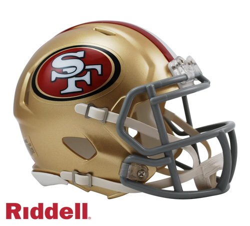 San Francisco 49ers Current Style Speed Mini Helmet