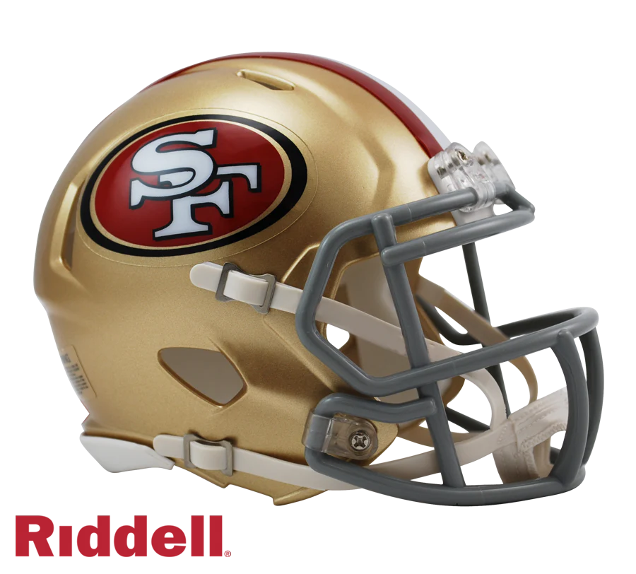 San Francisco 49ers Current Style Speed Mini Helmet
