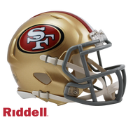San Francisco 49ers Current Style Speed Mini Helmet