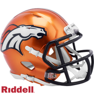 Denver Broncos Flash Riddell Speed Mini Helmet