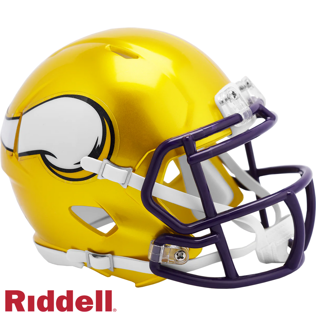 Minnesota Vikings Flash Limited Edition Riddell Speed Mini Helmet