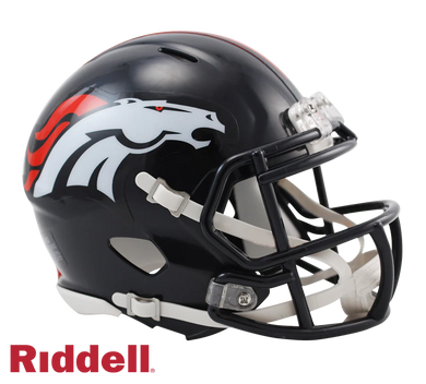 Denver Broncos Current Style Riddell Speed Mini Helmet