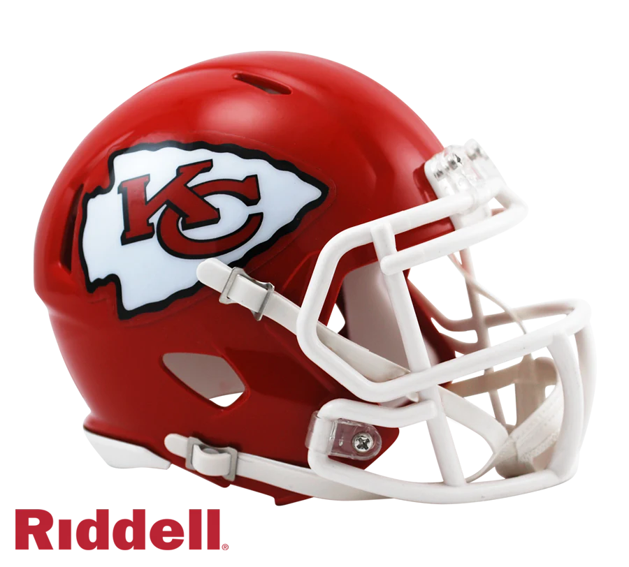 Kansas City Chiefs Current Style Riddell Speed Mini Helmet