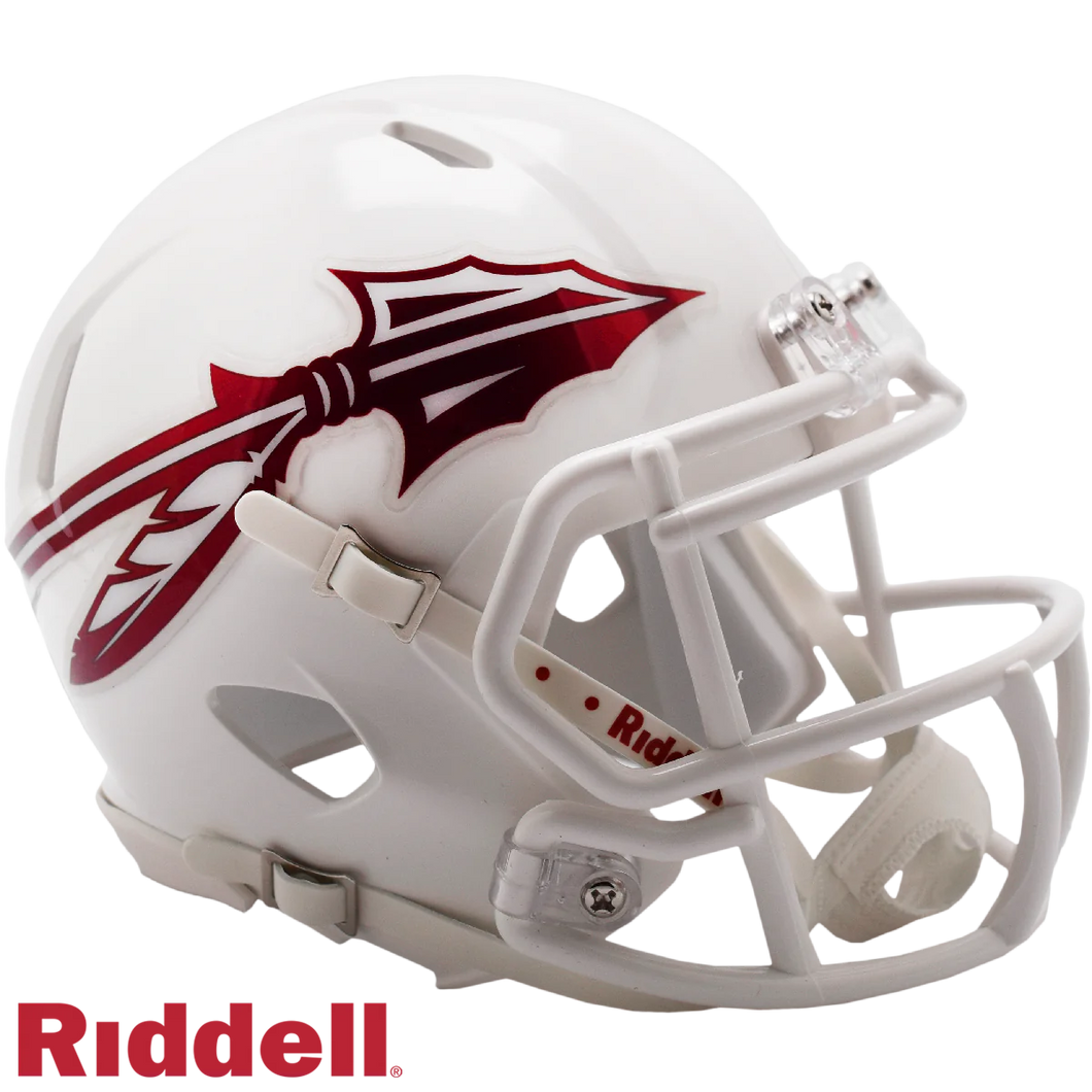 Florida State Seminoles Alt White Riddell Speed Mini Helmet