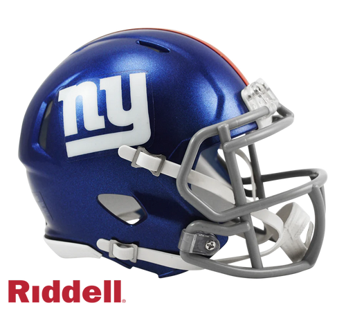 New York Giants Current Style Riddell Speed Mini Helmet