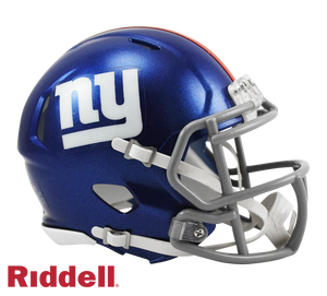 New York Giants Current Style Riddell Speed Mini Helmet