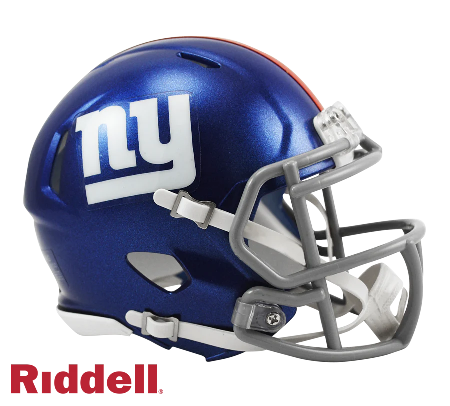 New York Giants Current Style Riddell Speed Mini Helmet