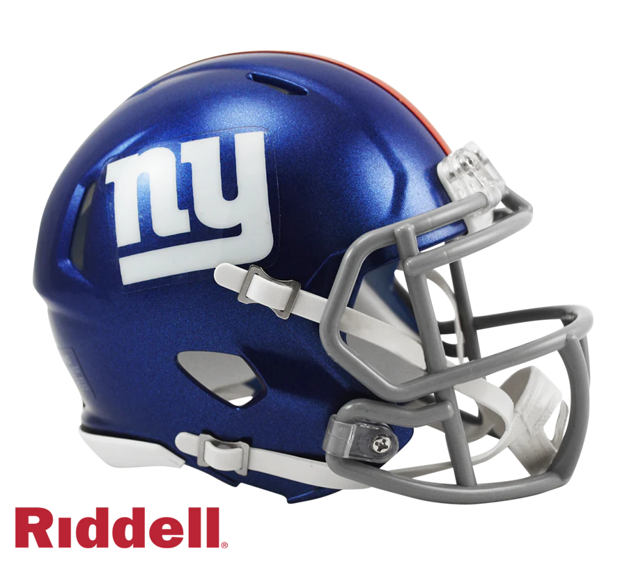 current football helmet Riddell Speed Mini Helmet: New York Giants