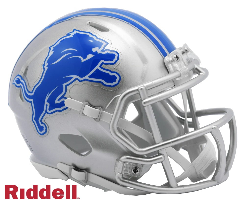 Detroit Lions Current Style Riddell Speed Mini Helmet