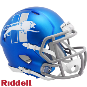 Detroit Lions 2023 Alternate Riddell Speed Mini Helmet