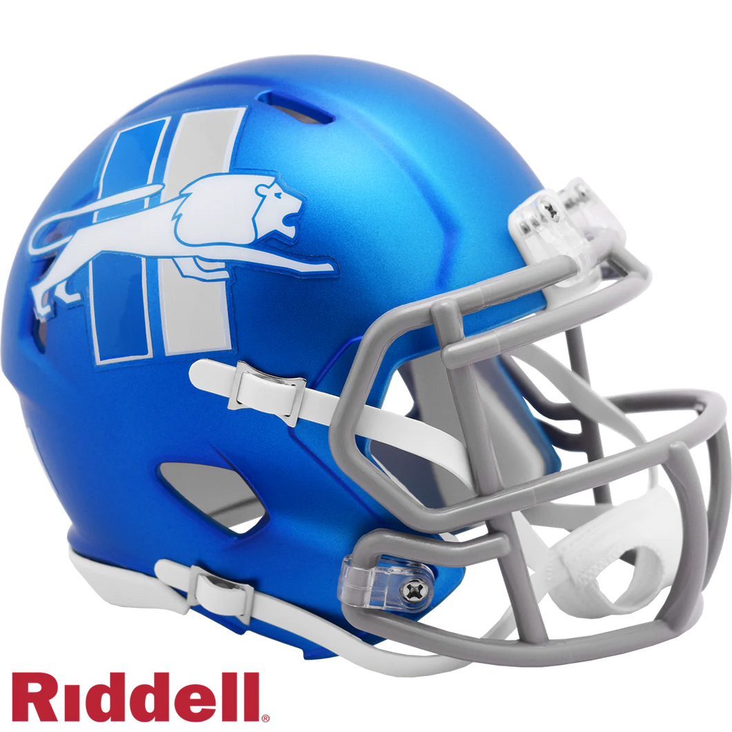 Detroit Lions 2023 Alternate Riddell Speed Mini Helmet