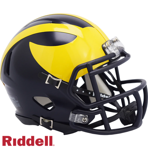 Michigan Wolverines Riddell Speed Mini Helmet