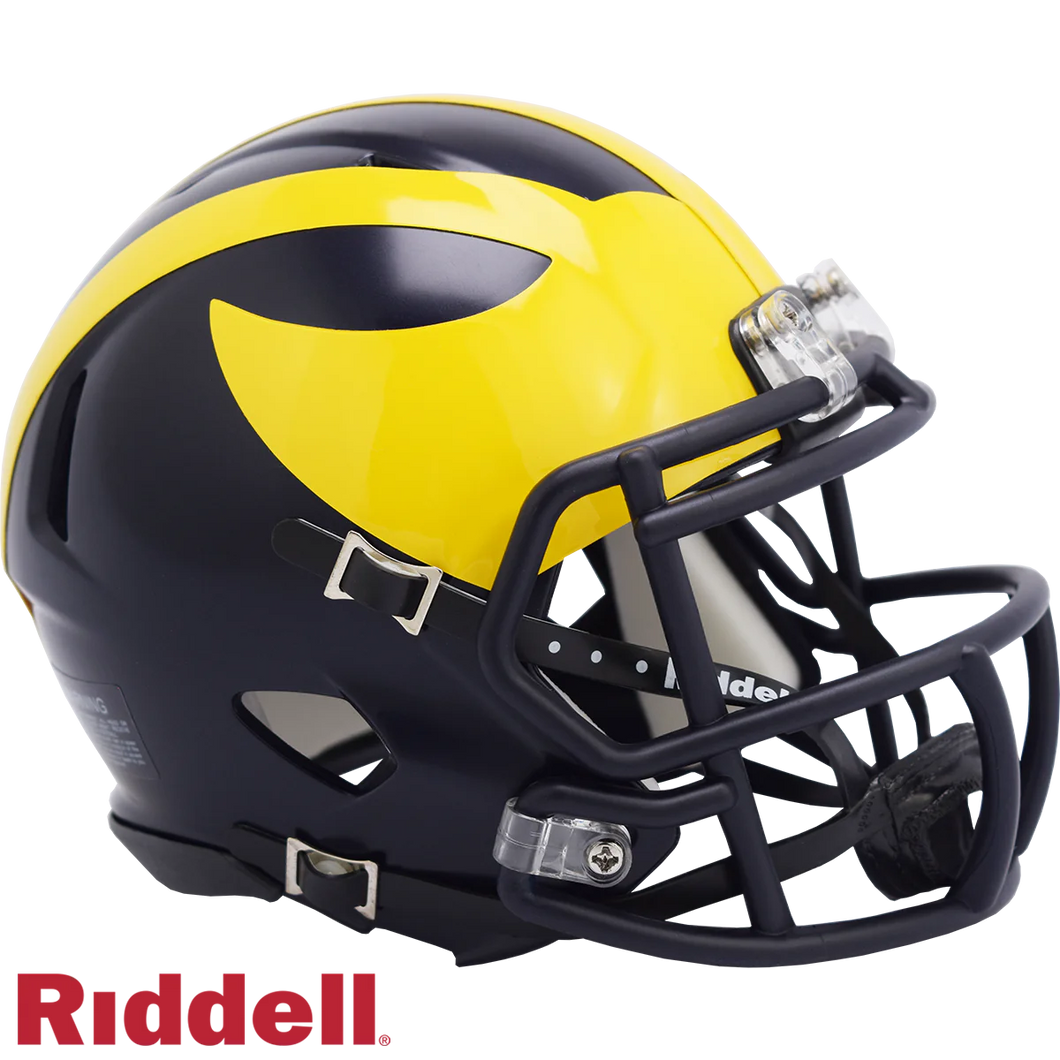 Michigan Wolverines Riddell Speed Mini Helmet