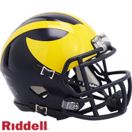Michigan Wolverines Riddell Speed Mini Helmet