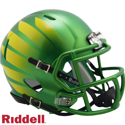 Oregon Ducks Yellow Wing Alternate Riddell Speed Mini Helmet