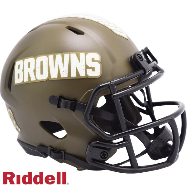Cleveland Browns 2022 Salute To Service Speed Mini Helmet