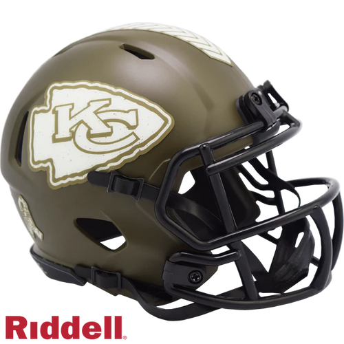 Kansas City Chiefs 2022 Salute To Service Speed Mini Helmet