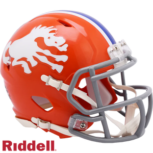 Denver Broncos 1966 Throwback Riddell Speed Mini Helmet