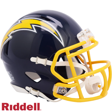 Los Angeles Chargers 1974-87 Throwback Riddell Speed Mini Helmet