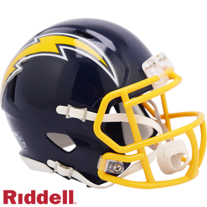 Los Angeles Chargers 1974-87 Throwback Riddell Speed Mini Helmet