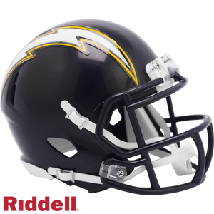 Los Angeles Chargers 1988-06 Throwback Riddell Speed Mini Helmet