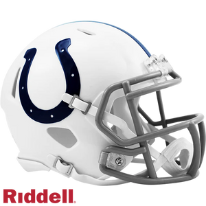 Indianapolis Colts 2004-19 Throwback Riddell Speed Mini Helmet