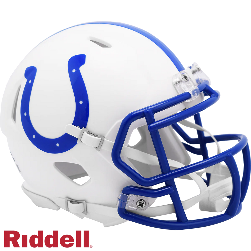 Indianapolis Colts 1995-03 Throwback Riddell Speed Mini Helmet