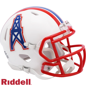 Houston Oilers 1981-98 Throwback Riddell Speed Mini Helmet