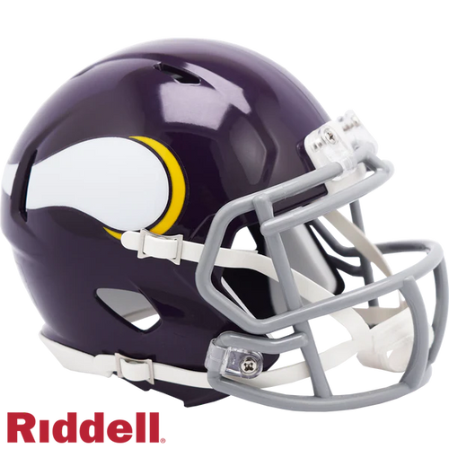 Minnesota Vikings 1961-1979 Throwback Riddell Speed Mini Helmet