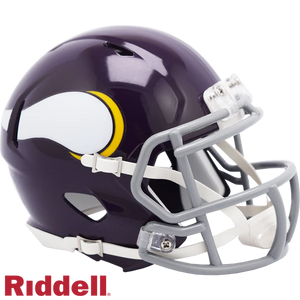 Minnesota Vikings 1961-1979 Throwback Riddell Speed Mini Helmet