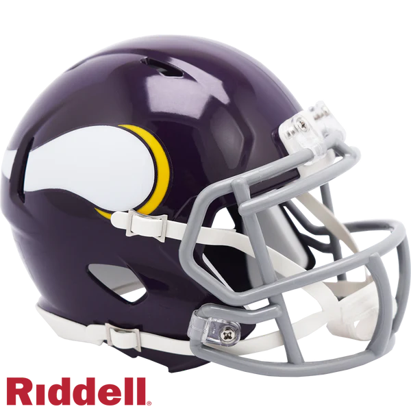Minnesota Vikings 1961-1979 Throwback Riddell Speed Mini Helmet