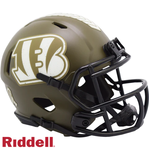 Cincinnati Bengals 2022 Salute To Service Riddell Speed Mini Helmet