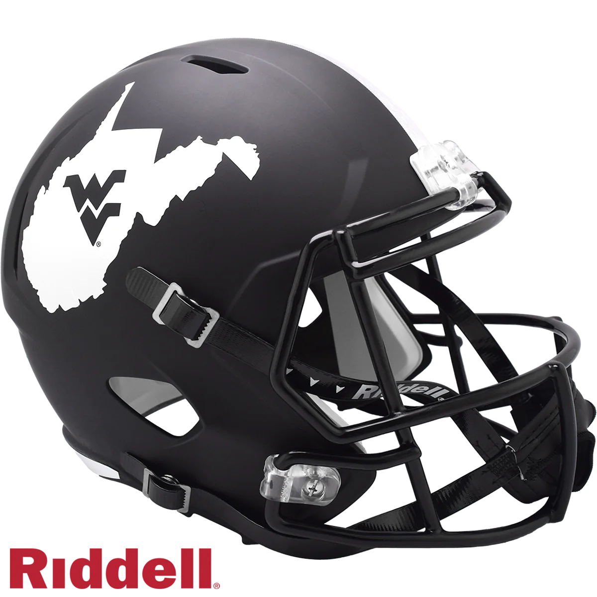 West Virginia Mountaineers Coal Rush Full Size Speed Replica Helmet