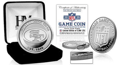 San Francisco 49ers NFL 2025 Coin Toss Silver Coin