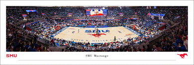 SMU Mustangs Basketball Moody Coliseum Panoramic Picture