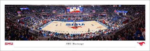 SMU Mustangs Basketball Moody Coliseum Panoramic Picture