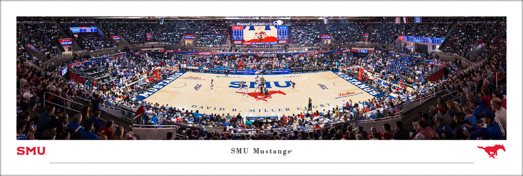 SMU Mustangs Basketball Moody Coliseum Panoramic Picture