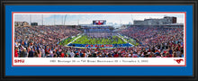 SMU Mustangs Football Gerald. J. Ford Stadium Storming The Field Panoramic Picture