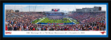 SMU Mustangs Football Gerald. J. Ford Stadium Storming The Field Panoramic Picture