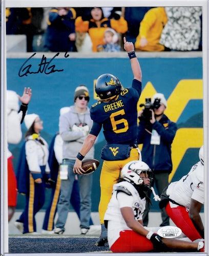 Garrett Greene WVU Mountaineers Autographed 8x10