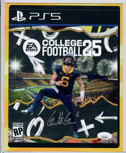 Garrett Greene WVU EA Sports NCAA Football 2025 Cover Autographed Picture