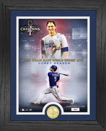 Corey Seager Texas Rangers 2023 World Series MVP Bronze Coin Photo Mint