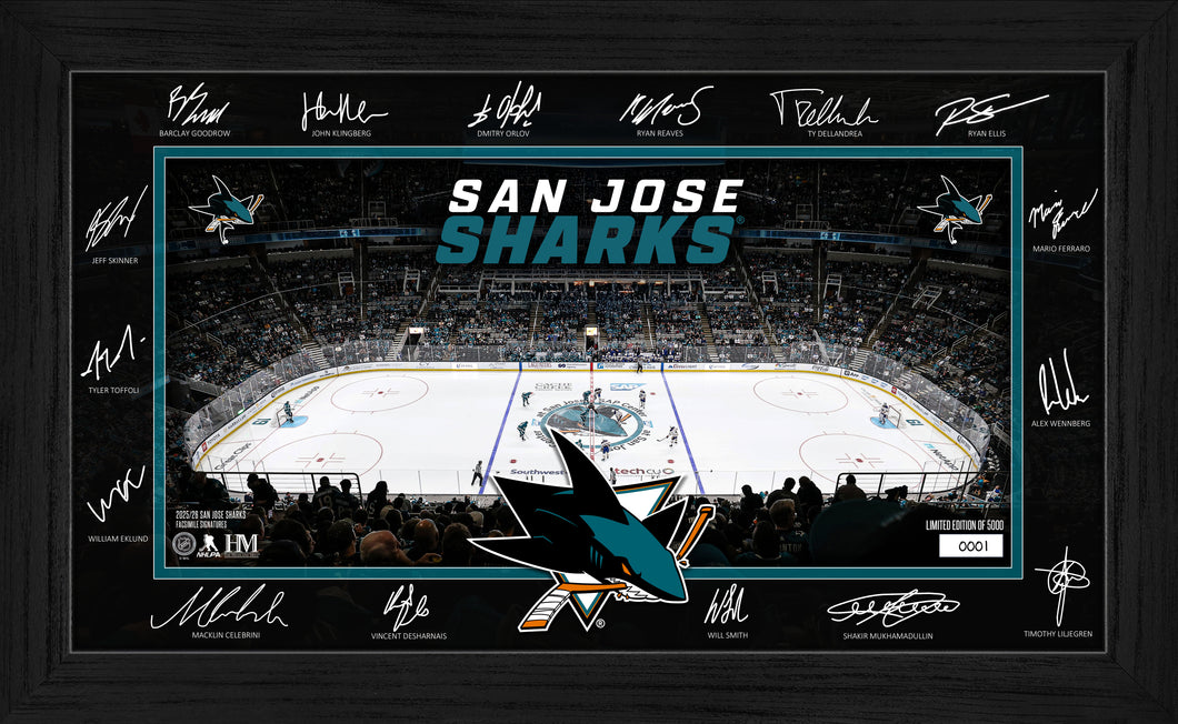 Sharks Ice Rinks San Jose Sharks 2025 Signature Rink – Sports Fanz