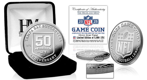 Tampa Bay Buccaneers NFL 2025 Coin Toss Silver Coin