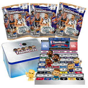 2023/24 NBA TeenyMates Basketball Series 9 Silver Series Collector Tin