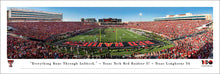 Texas Tech Red Raiders End Zone Jones AT&T Stadium Panoramic Picture
